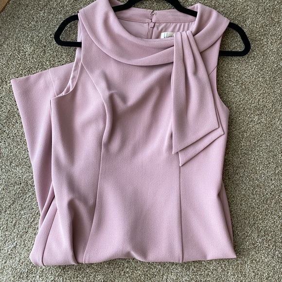 Harper Rose Tie Neck Sheath Dress Sz 8 - Picture 6 of 6